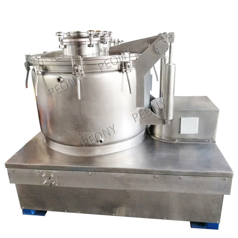 Batch Type Spin Washing CBD Oil Ethanol Extraction Centrifuge With Cooling Jacket