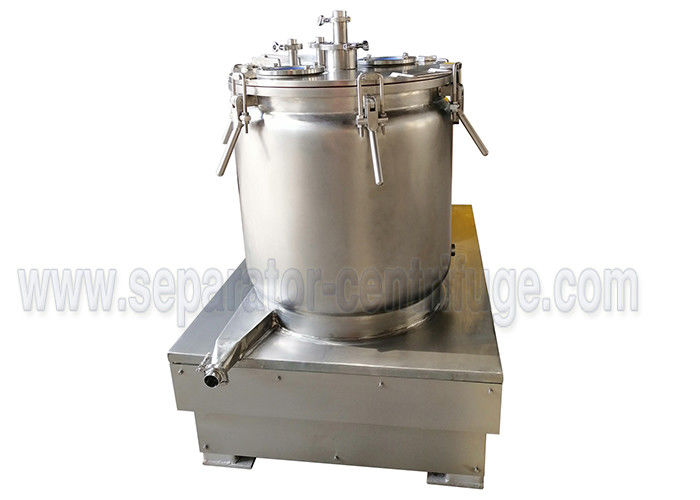 Batch Type Vertical Basket Centrifuge Cold Ethanol Oil Extraction Machine